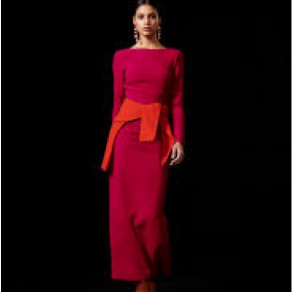 Rebecca de Ravenel wool/silk Jamie dress